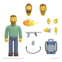 SUPER7 Les Simpson Figurine Ultimates Hank Scorpio 18 Cm